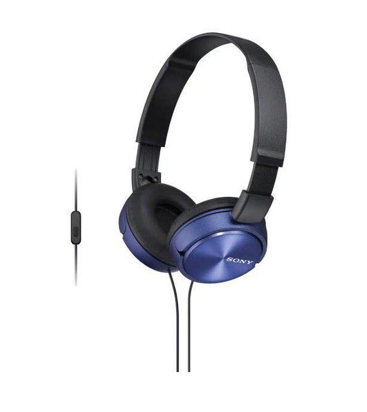 Fone de Ouvido Headphone Sony MDR-ZX310AP Azul