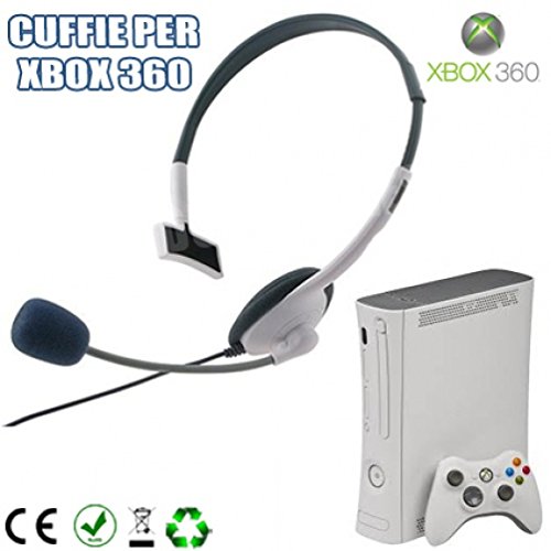 Fone de Ouvido Headset Xbox 360 Live com Microfone Preto