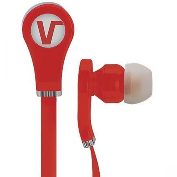 Fone de Ouvido In-Ear V-BASS V3 Vermelho - Vinik