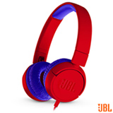 Fone de Ouvido JBL Headphone Vermelho e Azul - JR300RED