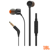 Fone de Ouvido JBL In Ear Intra-Auricular Preto - JBLT110BLK