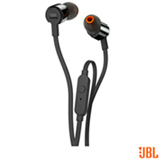Fone de Ouvido JBL In Ear Intra-auricular Preto - T210