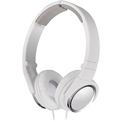 Fone de Ouvido JVC Branco - Série Leve e Alta Qualidade Ha-S400-W-L