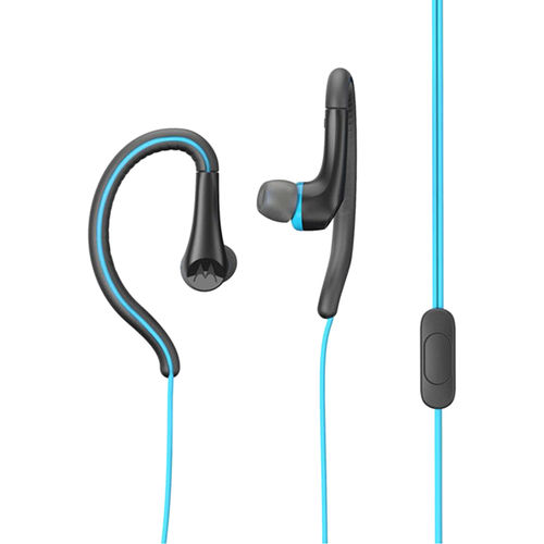 Fone de Ouvido Motorola Earbuds Sport, Intra-auricular com Microfone Azul