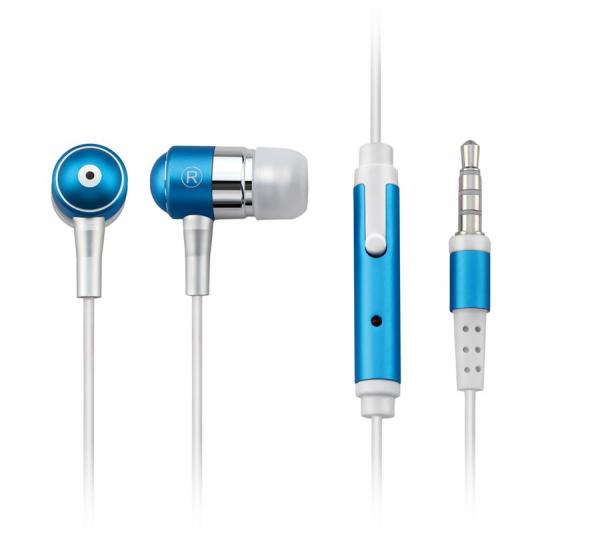 Fone de Ouvido Multilaser Auricular com Microfone Azul P2 PH060