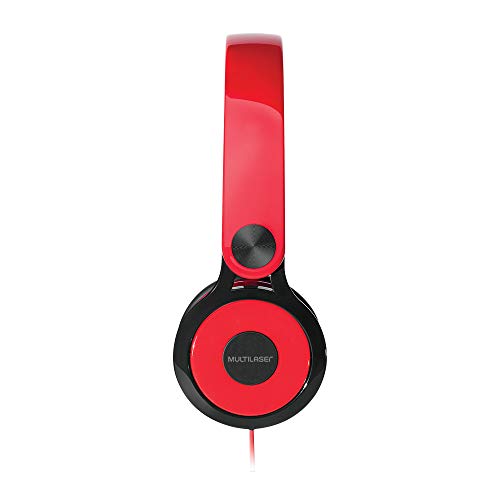 Fone de Ouvido Multilaser Headphone 360 Vermelho P2 - PH083