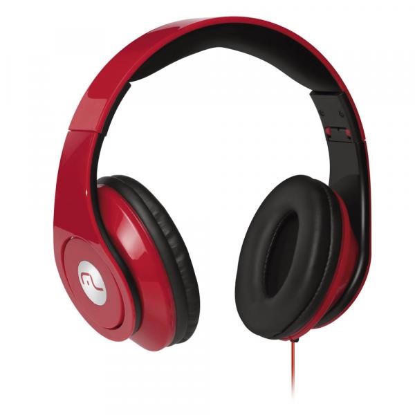 Fone de Ouvido Multilaser Headphone Monster Vermelho P2 - PH076