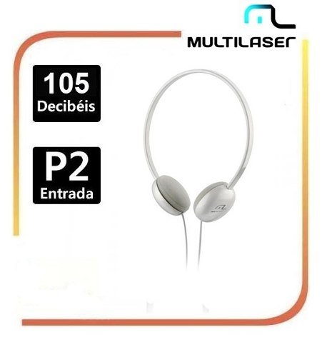Fone de Ouvido Multilaser Headset Basico Preto - Ph064