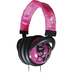 Fone de Ouvido Multilaser PH110 Headphone Barbie Rosa