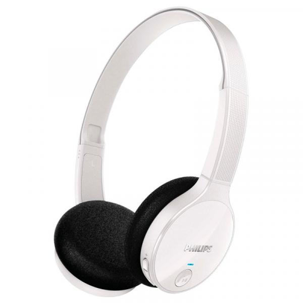 Fone de Ouvido Philips Headset Estéreo Bluetooth SHB4000WT Branco