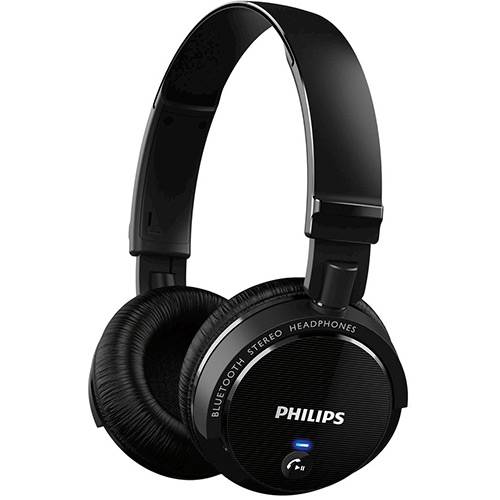 Fone de Ouvido Philips SHB5500BK/00 Over Ear Preto Bluetooth