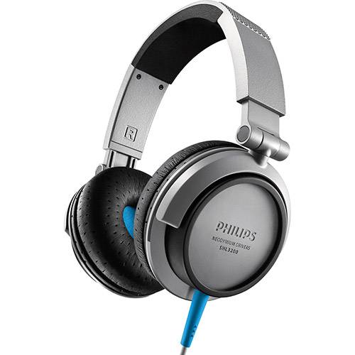Tudo sobre 'Fone de Ouvido Philips Supra Auricular para DJ Prata - SHL3200'
