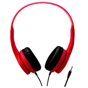Fone de Ouvido Plug P2 Headphone V13009 Vivitar Vermelho