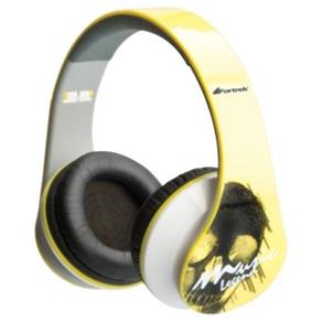 Fone de Ouvido Radical Beat Amarelo HP901 Fortrek