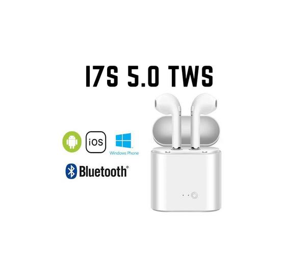 Fone de Ouvido Sem Fio Bluetooth I7s Tws Ios e Android - Airphone - Zhang