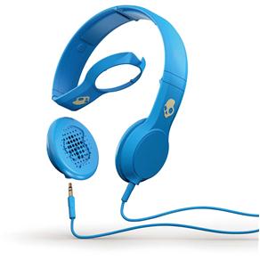 Fone de Ouvido Skullcandy S5CSDY 220 Supra Auricular com Microfone, Alto - Falantes Removíveis - Azul