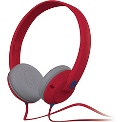 Fone de Ouvido Skullcandy Uprock Headphone 80mWatts Vermelho