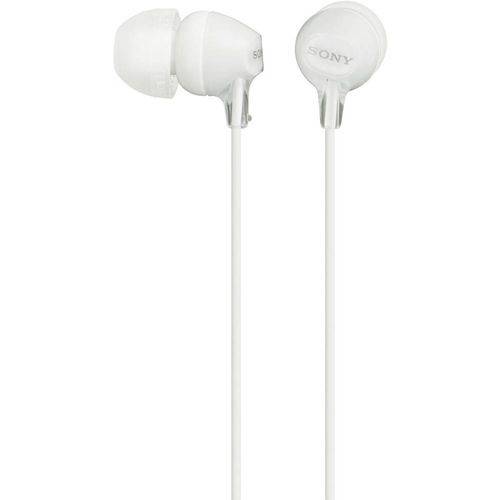 Tamanhos, Medidas e Dimensões do produto Fone de Ouvido Sony Intra Auricular Branco - MDREX15LP/WCE