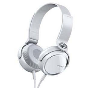 Fone de Ouvido Sony MDR-XB400 Dobrável e Móvel – Branco