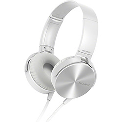 Tamanhos, Medidas e Dimensões do produto Fone de Ouvido Sony P2 Branco MDR-XB450AP