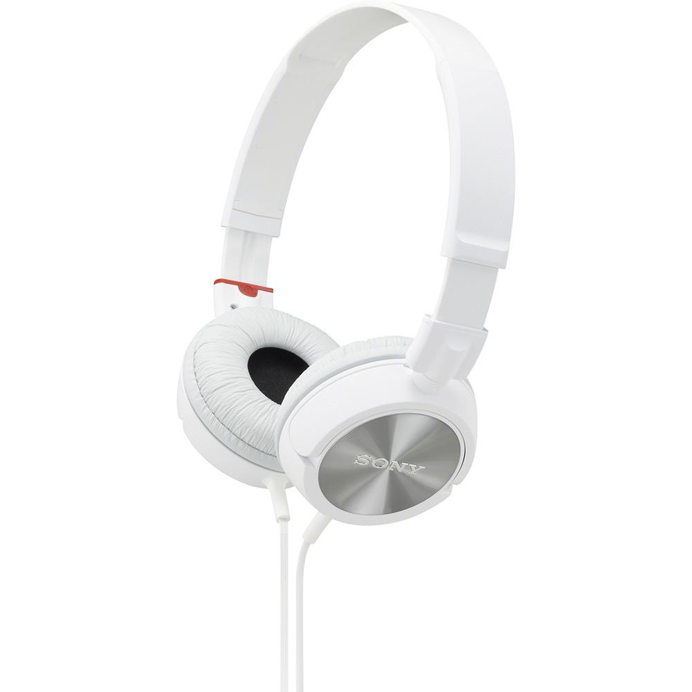 Tamanhos, Medidas e Dimensões do produto Fone de Ouvido Sony Supra Auricular Branco - MDR-ZX300/WQAE