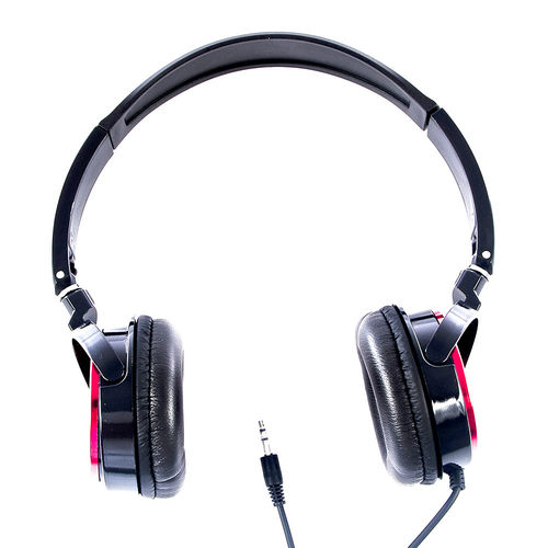 Fone de Ouvido Stereo Vermelho Headphone Logic - Ls 2000 Rd