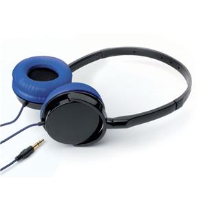 Fone de Ouvido Tipo Headphone Comfort Preto e Azul - One For All