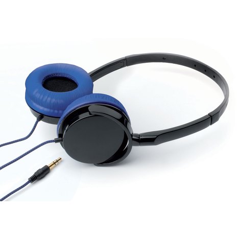 Fone de Ouvido Tipo Headphone Comfort Preto e Azul - One For All