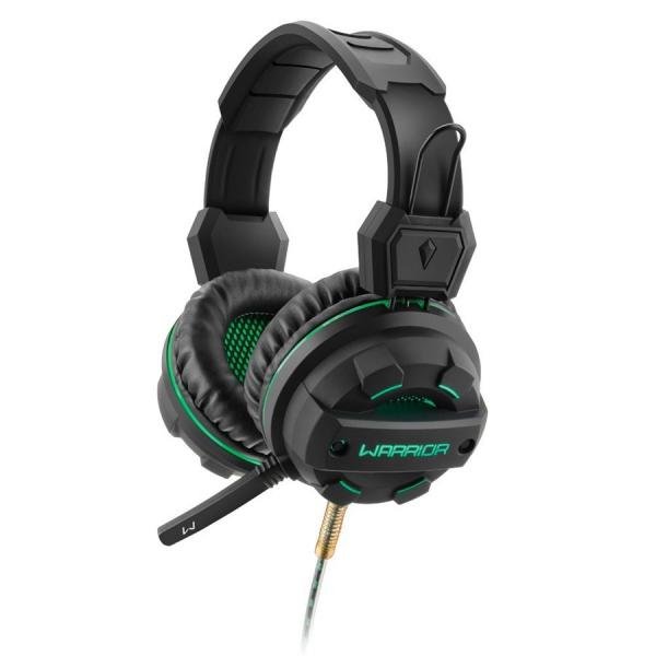 Tudo sobre 'Fone de Ouvido Warrior Multilaser Headphone Gamer Green USB Led Light PH143'