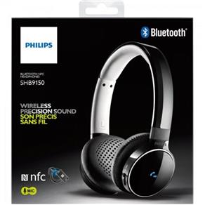Fone de Ouvido Wireless Bluetooth com Microfone Integrado Shb9150Bk/00 Preto Philips
