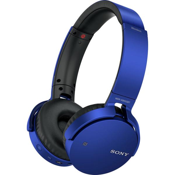 Fone de Ouvido Wireless Bluetooth com Microfone MDR-XB650BT Azul SONY - Sony
