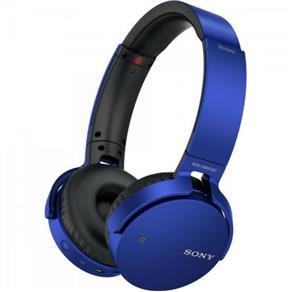 Fone de Ouvido Wireless Bluetooth com Microfone Mdr-Xb650Bt Deep Bass Azul Sony