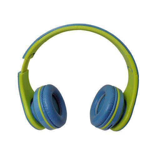 Fone de Ouvidos com Microfone Wings – Wireless Bluetooth Radio Fm - Bt003 - Blue - Lançamento