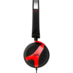 Fone e Headphone AKG para DJ Profissional Vermelho K518LE