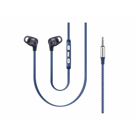 Fone Estéreo com Fio In Ear Retangular Original Samsung Azul