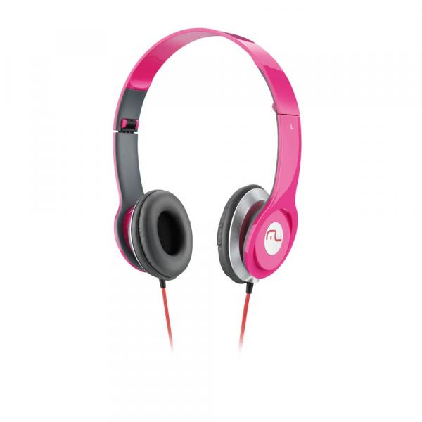 Fone Multilaser Headphone Alta Qualidade - Rosa