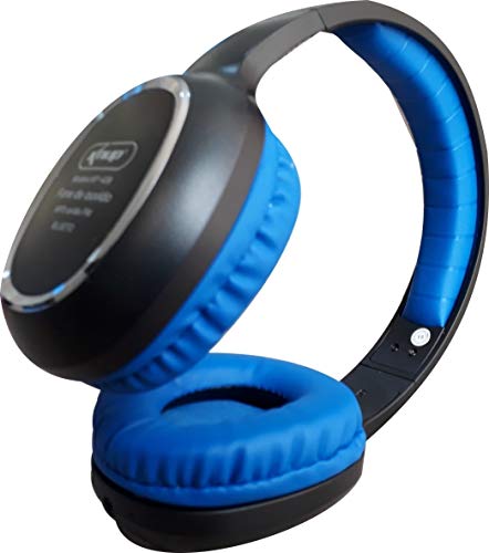Tudo sobre 'Fone Ouvido Bluetooth Mp3 Sem Fio Cartão Micro Sd Fm Headphone Azul'