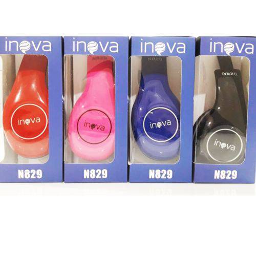 Tudo sobre 'Fone Ouvido Headphone Extra Bass Inova N829 - Kv2006'