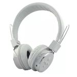 Fone Ouvido Headphone Sem Fio Bluetooth Micro Sd Fm P2 B-05 Branco