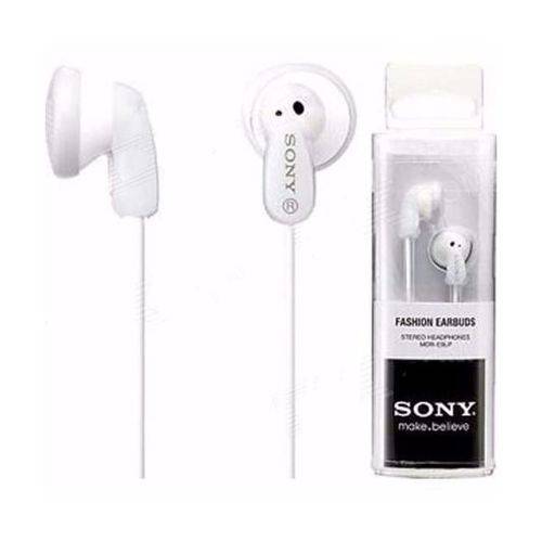 Fone Ouvido P2 Sony Mdr-e9lp Intra Auricular Branco