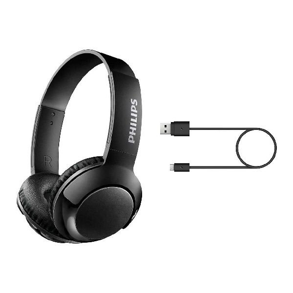 Fone Ouvido Philips Headphone Bluetooth SHB3075BK/00 BT Preto