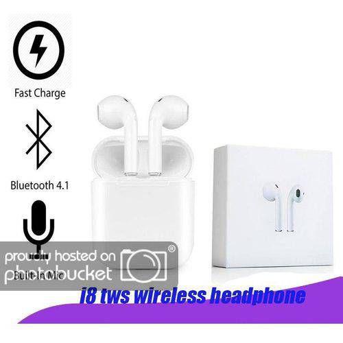 Fone Ouvido Sem Fio Bluetooth TWS HBQ I8wts para IPhone Samsung Motorola - Bcs