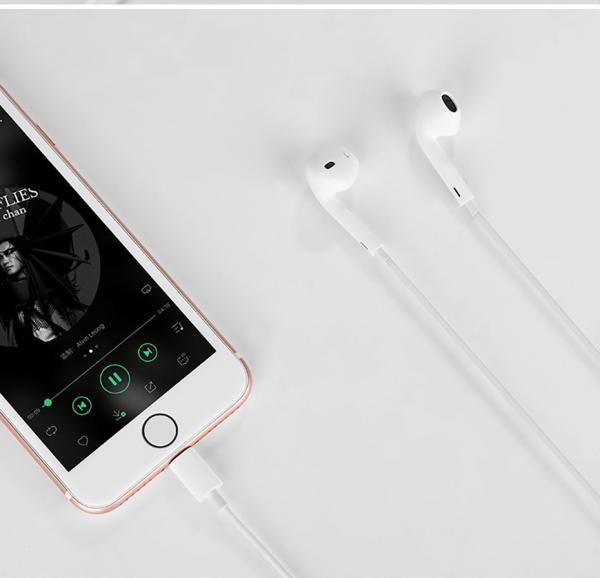 Fone para Iphone 8 7 Plus X XR XS Max 10 Earpods Lighting - Jiaxi