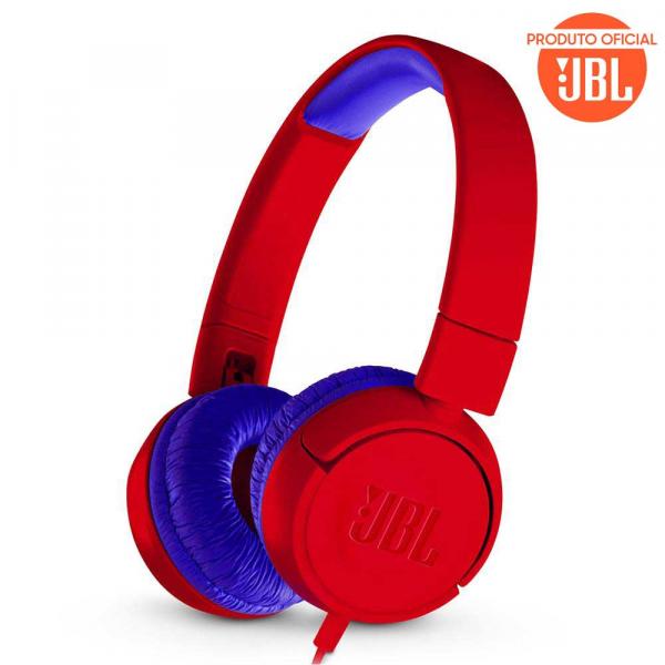 Fones de Ouvido JBL JR300 On Ear Vermelho