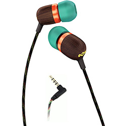 Fones de Ouvido The House Of Marley Smile Jamaica EM-JE000-RA