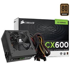 Fonte 600w Real Cx-600w 80 Plus Bronze Cp-9020048-ww - Corsair