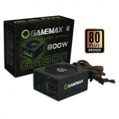 Fonte 800w Real Gm-800 Atx 80 Plus Bronze Gamemax