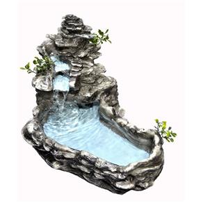 Fonte Agua Cascata Decorativa Laguinho Tipo Pedra 110 V