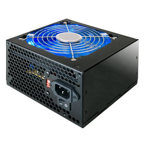 Tudo sobre 'Fonte ATX 420w PCI-E Led Azul 120mm MPSUFP420W Mymax'