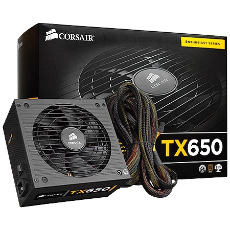 Fonte Atx 650W Real - Tx650 - 80 Plus Bronze - Cp-9020038-Ww Corsair